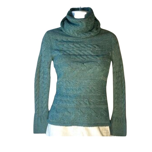 Banana Republic Cowl Neck Cable Knit Sweater SZ Small - Picture 1 of 5